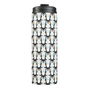 Bouteilles Isothermes Motif de pingouin noir et blanc moderne