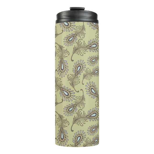 Bouteilles Isothermes Motif de plume (Devant)