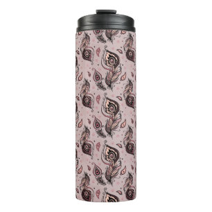 Bouteilles Isothermes Motif de plume de paon