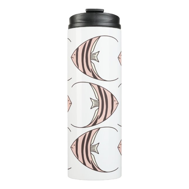 Bouteilles Isothermes Motif de poisson rose mignon (Devant)