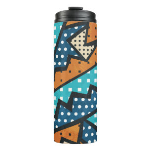 Bouteilles Isothermes Motif de tissu Vintage de l'effet Grunge