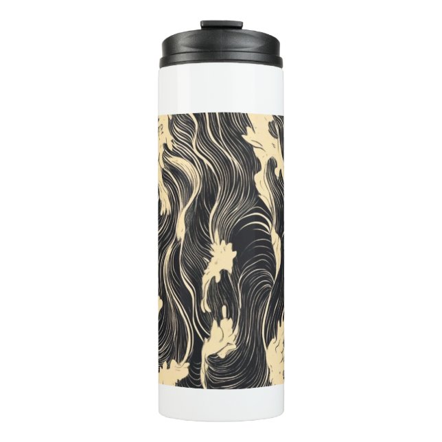 Bouteilles Isothermes Motif de vague (Devant)