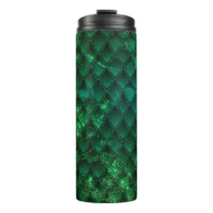 Bouteilles Isothermes Motif d'échelle de dragon pailleté