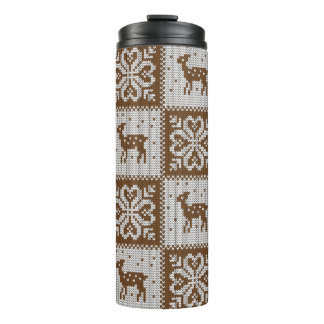 Bouteilles Isothermes Motif décoratif vintage hiver confit