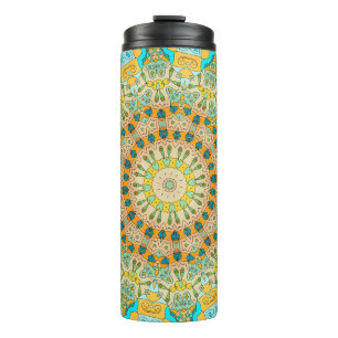 Bouteilles Isothermes motif décorative vintage. Islam, arabe, indien,