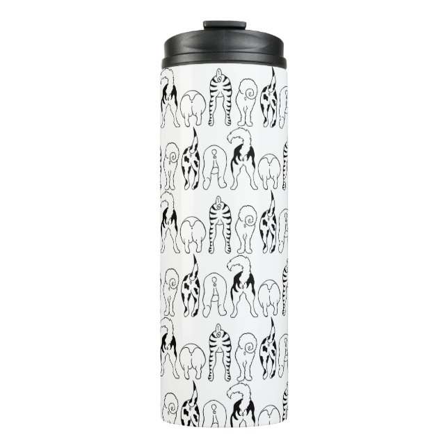 Bouteilles Isothermes Motif des boutons de chien (Devant)