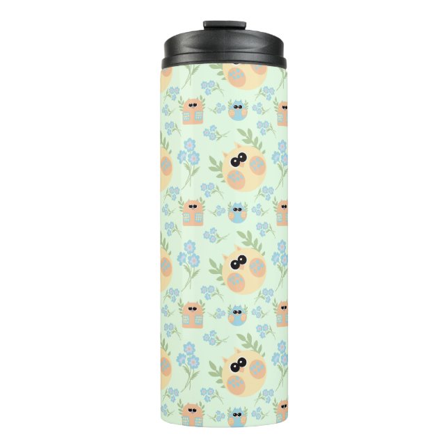 Bouteilles Isothermes motif des hiboux (Devant)