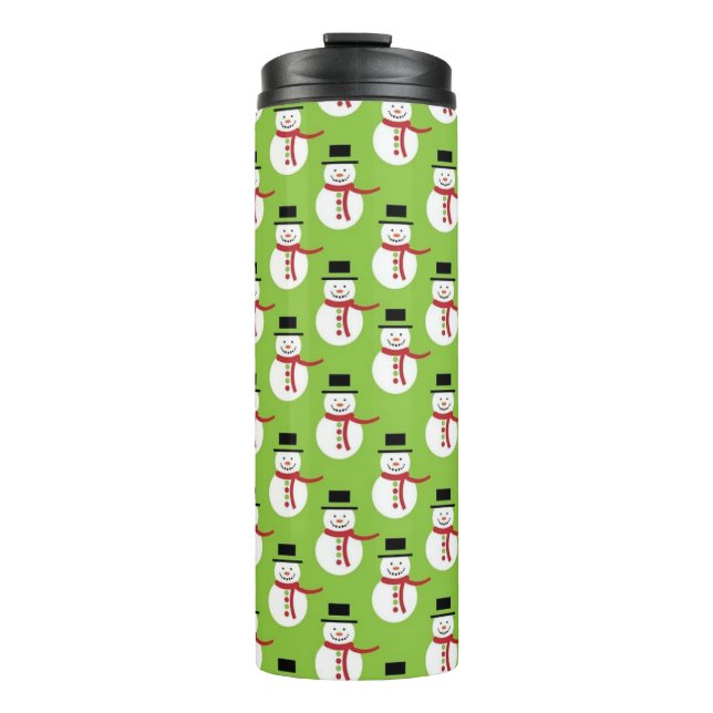 Bouteilles Isothermes Motif des neigeurs de Noël (Devant)