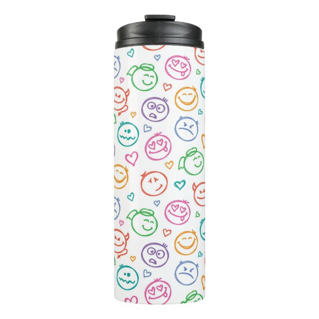 Bouteilles Isothermes motif des sourires (Devant)