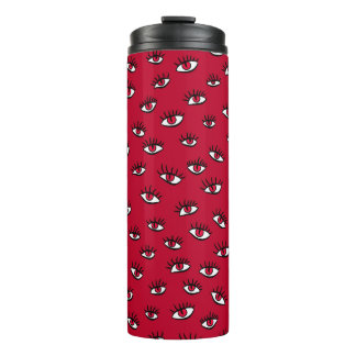 Bouteilles Isothermes Motif des yeux rouges - Horreur esthétique gothiqu