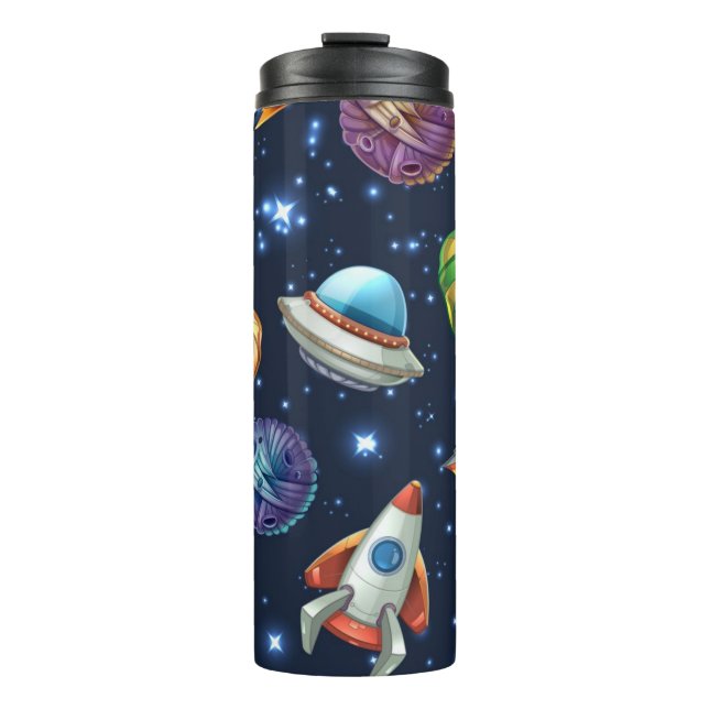 Bouteilles Isothermes Motif d'espace (Devant)