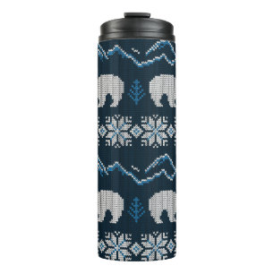 Bouteilles Isothermes Motif d'hiver nue aux ours polaires