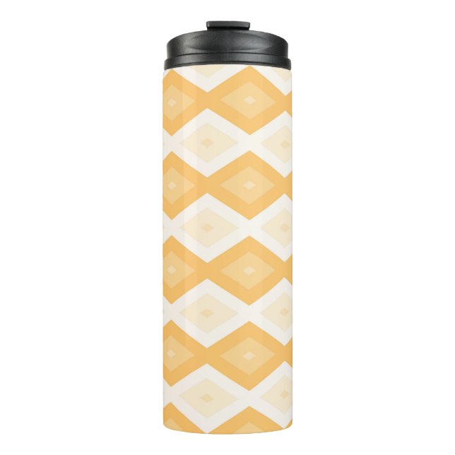 Bouteilles Isothermes Motif diamant jaune (Devant)