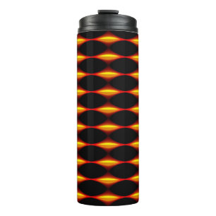 Bouteilles Isothermes Motif Diamant Rouge Et Jaune