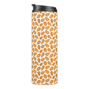 Bouteilles Isothermes Motif élégant de papaye monogramme