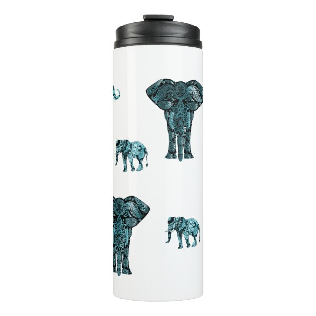 Bouteilles Isothermes Motif éléphant (Devant)