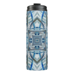 Bouteilles Isothermes Motif en cristal bleu hiver
