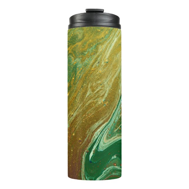 Bouteilles Isothermes Motif en marbre liquide (Devant)
