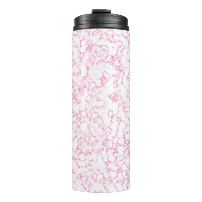 Bouteilles Isothermes Motif en marbre rose (Devant)