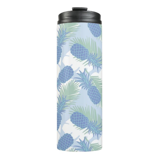 Bouteilles Isothermes Motif en pastel tropical d'ananas (Devant)