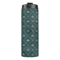 Motif en treillis de couronne or de Grunge