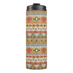 Bouteilles Isothermes Motif ethnique sans charme dans des couleurs vives