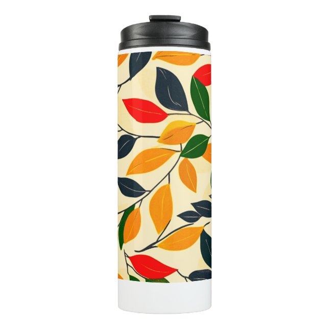 Bouteilles Isothermes Motif feuille automne (Devant)