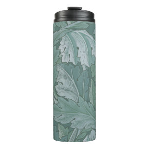 Bouteilles Isothermes Motif feuille d'acanthe bleu sarcelle de William M