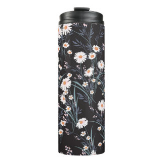 Bouteilles Isothermes Motif fleuri au printemps sans soudure avec margue