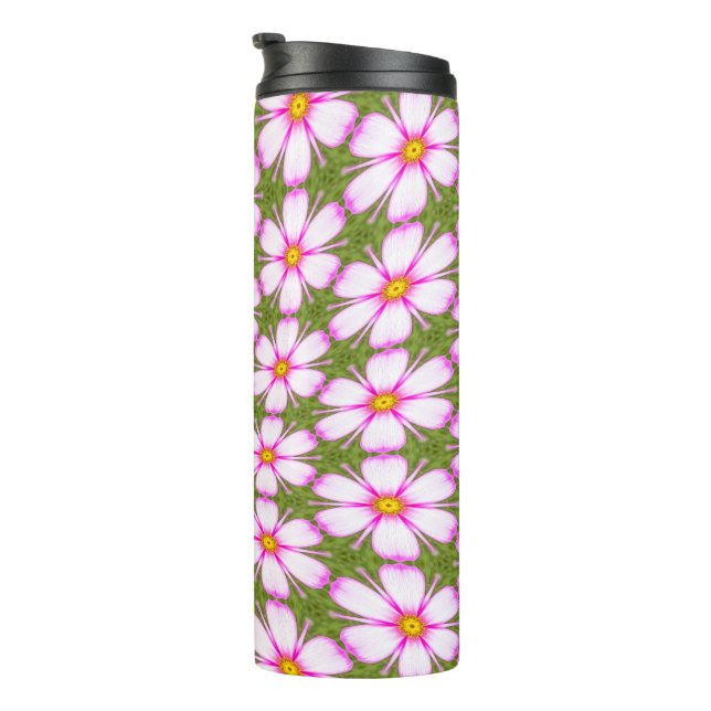 Bouteilles Isothermes Motif Fleurs Cosmos (Tourné sur la droite)
