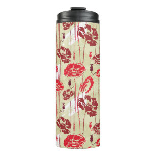 Bouteilles Isothermes Motif floral 2 d'élégance abstraite