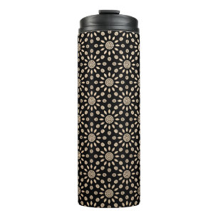 Bouteilles Isothermes Motif Floral Boho Rétro Golden Sun