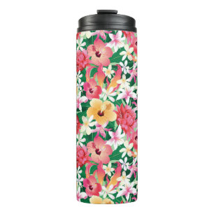 Bouteilles Isothermes Motif floral de ketmie tropicale