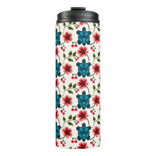 Bouteilles Isothermes Motif floral de tortue mignonne