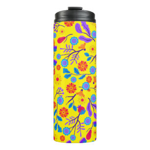 Bouteilles Isothermes Motif floral exotique coloré-23165