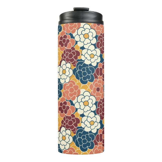 Bouteilles Isothermes motif floral intégral (Devant)