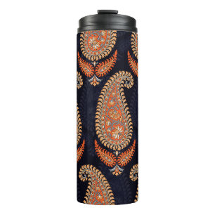 Bouteilles Isothermes Motif floral moghol motif sur marine