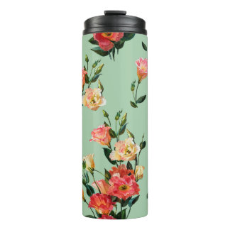 Bouteilles Isothermes Motif floral sans couture dans le style victorien.