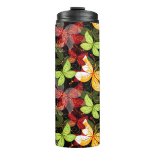 Bouteilles Isothermes Motif foncé d'automne