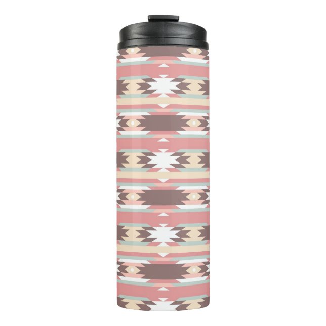 Bouteilles Isothermes Motif géométrique dans le style aztèque 2 (Devant)