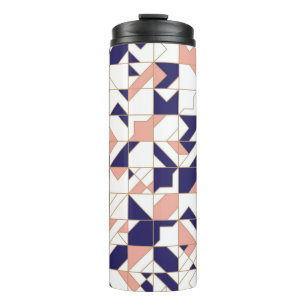 Bouteilles Isothermes Motif géométrique moderne transparent