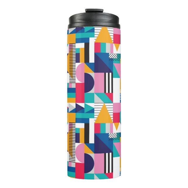 Bouteilles Isothermes Motif géométrique sans couture dans un style abstr (Devant)