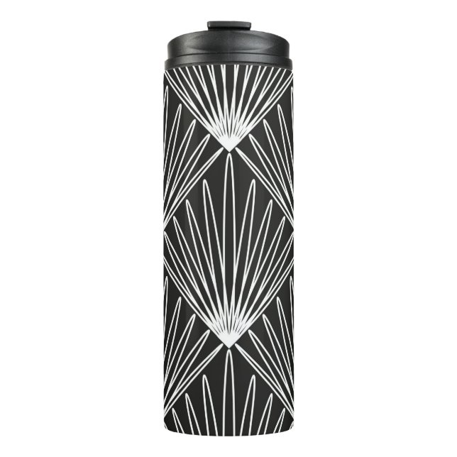 Bouteilles Isothermes Motif géométrique transparent (Devant)