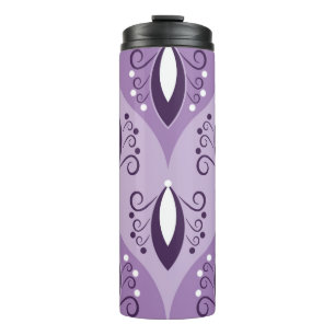 Bouteilles Isothermes Motif géométrique transparent avec tourbillons