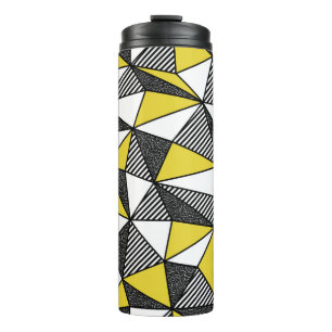Bouteilles Isothermes Motif géométrique transparent dans le style rétro
