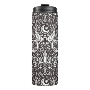 Bouteilles Isothermes Motif gothique monochrome