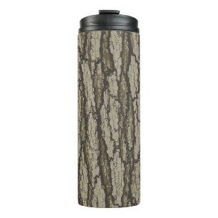 Bouteilles Isothermes Motif graphique camouflage écorce de chêne