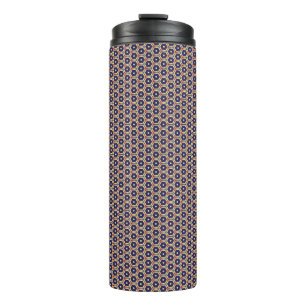 Bouteilles Isothermes motif hexagonal sans couture sur tumbler thermique