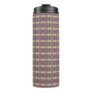 Bouteilles Isothermes motif hexagonal sans couture sur tumbler thermique