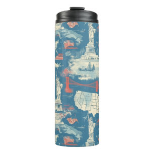 Bouteilles Isothermes Motif historique vintage-américain (3)
